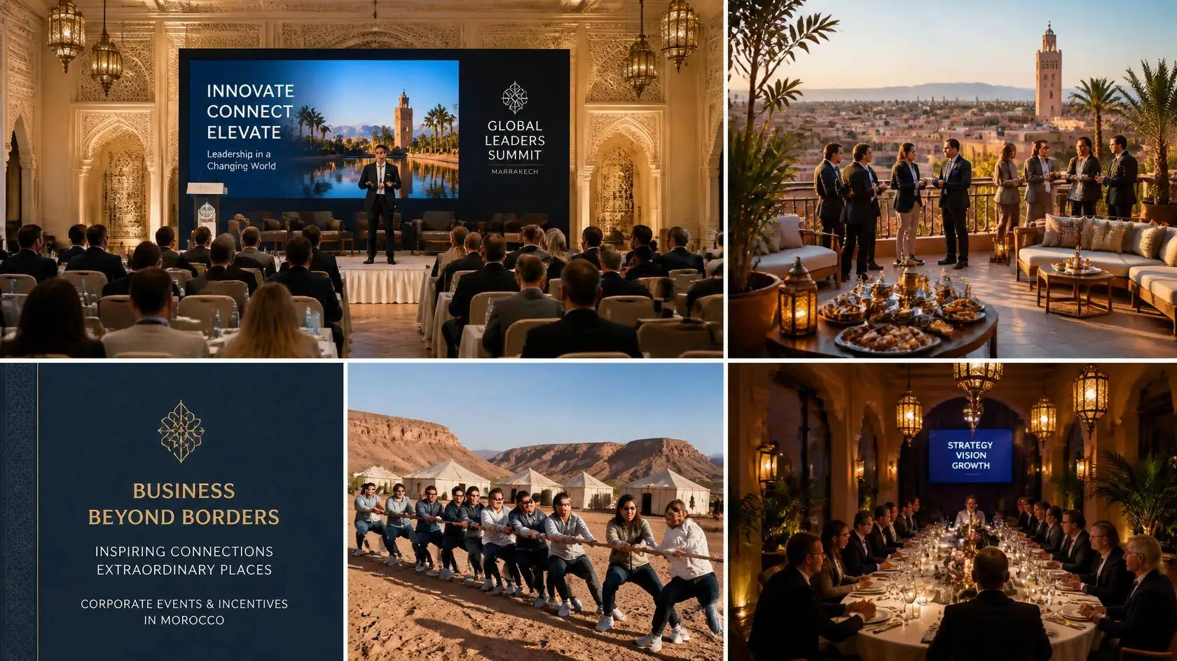Séminaire d'entreprise de haut standing au Maroc