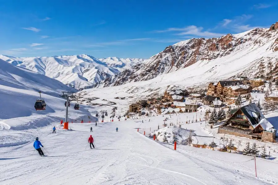 Station de ski de l'Oukaïmeden dans le Haut Atlas, Maroc